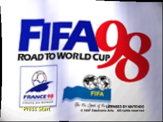 FIFA - Road to World Cup 98 (Europe) (En,Fr,De,Es,It,Nl,Sv) Title Screen